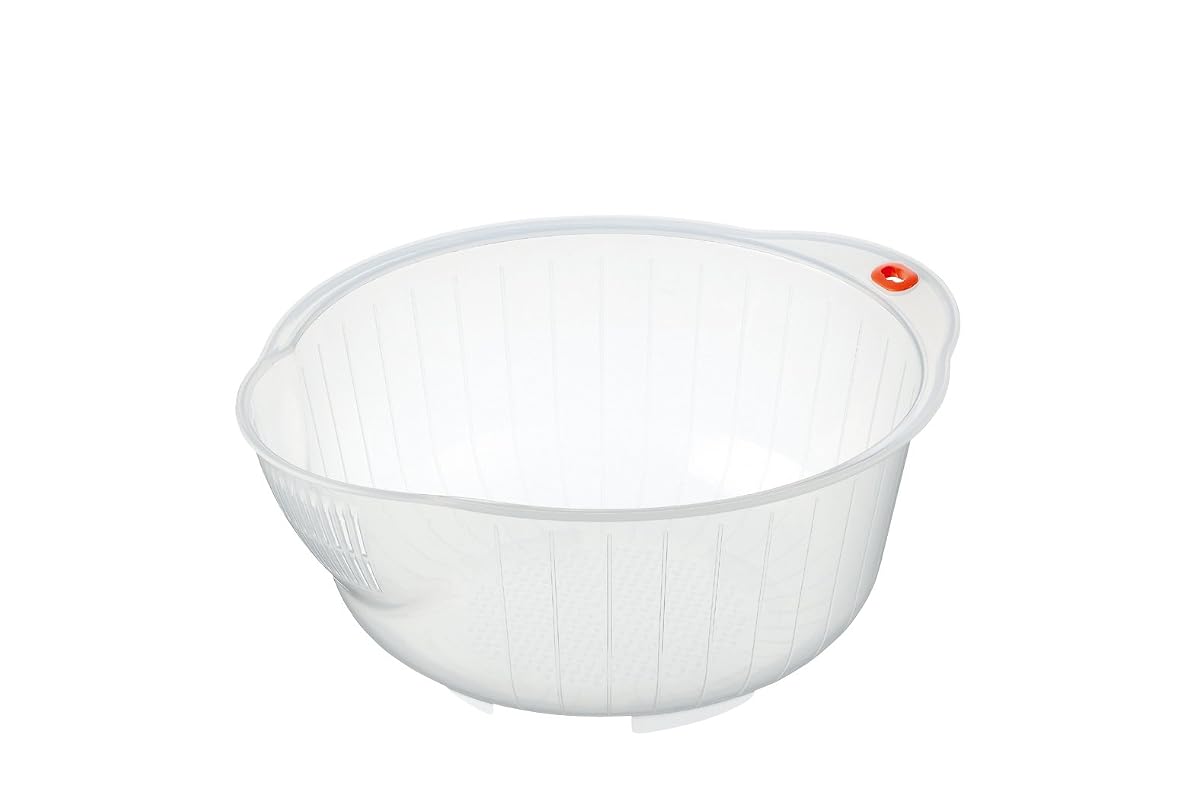 Japanese Vegetable Fruit Rice Acrylic Wash Bowl, Clear